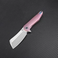 Artisan Cutlery Artisan Osprey ATZ1803GRES, 3.74" S35VN Plain Blade, Rose TC4 Titanium Handle
