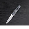 Artisan Cutlery Artisan ATZ1807GBWM Virginia, 3.94" M390 Plain Blade, Black/White G-10 Handle