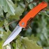 Artisan Cutlery Artisan Zumwalt ATZ1808POEF, 3.94" D2 Plain Blade, Flat Orange G-10 Handle