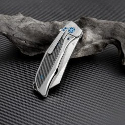 Artisan Cutlery Artisan Falcon ATZ1809GGYM, 3.62" M390 Plain Blade, Gray Carbon Fiber/Titanium Handle 6 Artisan Cutlery Artisan Falcon ATZ1809GGYM, 3.62" M390 Plain Blade, Gray Carbon Fiber/Titanium Handle -Boker Shop atz1809ggy 2 1 16101.1566586126