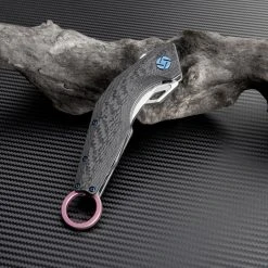 Artisan Cutlery Artisan Cobra ATZ1811GRES, 3.15" S35VN Plain Blade, Rose Carbon Fiber Handle 6 Artisan Cutlery Artisan Cobra ATZ1811GRES, 3.15" S35VN Plain Blade, Rose Carbon Fiber Handle -Boker Shop atz1811grem 2 1 97478.1566586093