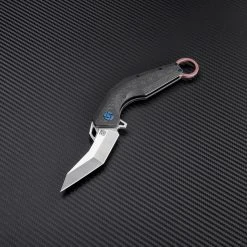 Artisan Cutlery Artisan Cobra ATZ1811GRES, 3.15" S35VN Plain Blade, Rose Carbon Fiber Handle