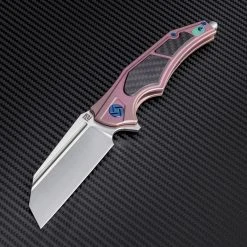 Artisan Cutlery Artisan Apache ATZ1813GRES, 3.82" S35VN Plain Blade, Rose Titanium/Carbon Fiber Handle -Boker Shop atz1813grem 1 62087.1566586007