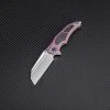 Artisan Cutlery Artisan Apache ATZ1813GRES, 3.82" S35VN Plain Blade, Rose Titanium/Carbon Fiber Handle