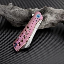 Artisan Cutlery Artisan Tomahawk ATZ1815GRES, 3.75" S35VN Plain Blade, Rose Titanium Handle -Boker Shop atz1815grem 2 1 15623.1566585997