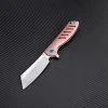 Artisan Cutlery Artisan Tomahawk ATZ1815GRES, 3.75" S35VN Plain Blade, Rose Titanium Handle