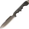 Anza Knives V-TAC Fixed Blade Knife, 6 In HIgh Carbon Steel Blade, Micarta Handle