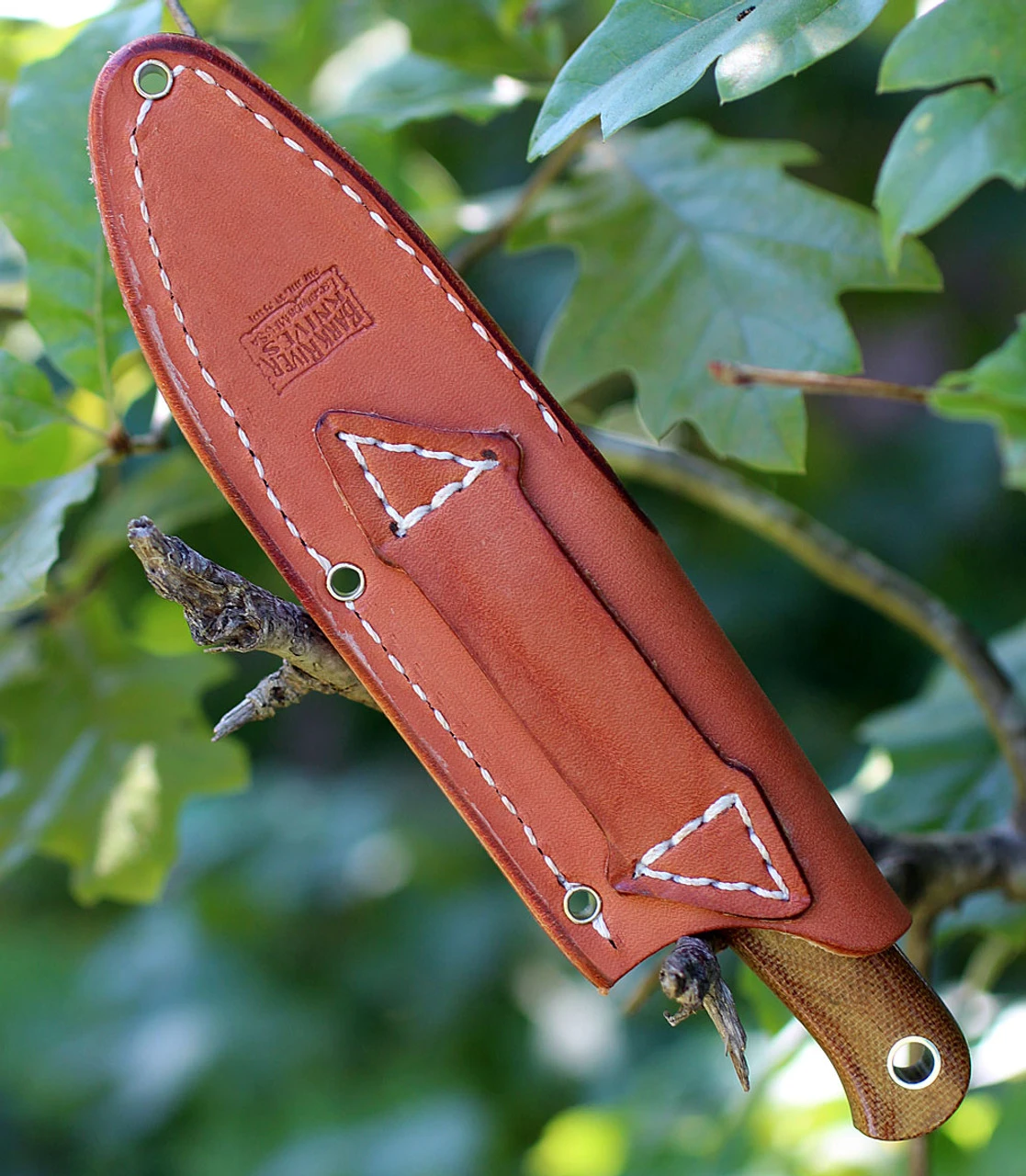 Bark River Knives Bark River 023MNC Ultra-Lite Bushcrafter, 3.25" CPM 3V Plain Blade, Natural Canvas Micarta Handle 4 Bark River Knives Bark River 023MNC Ultra-Lite Bushcrafter, 3.25" CPM 3V Plain Blade, Natural Canvas Micarta Handle - Image 4