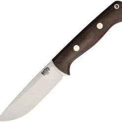 Bark River Knives Bark River 07112MGC Bravo I, 4.25" A-2 Plain Blade, Green Canvas Micarta Handle