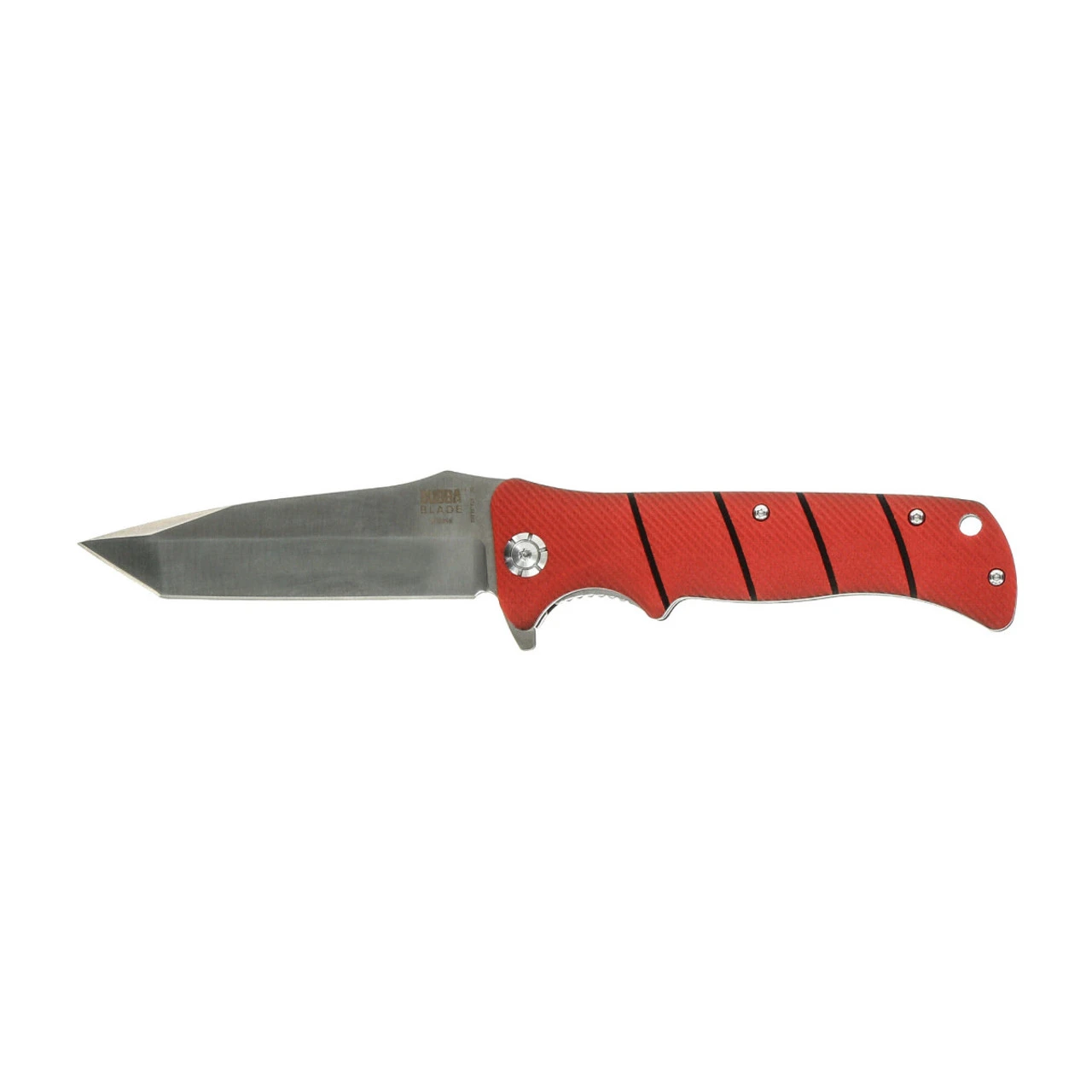 Bubba Blade Bubba Sculpin Pocket Knife CLFK, 4" High Carbon SS Blade, Red G-20 Handle 1 Bubba Blade Bubba Sculpin Pocket Knife CLFK, 4" High Carbon SS Blade, Red G-20 Handle
