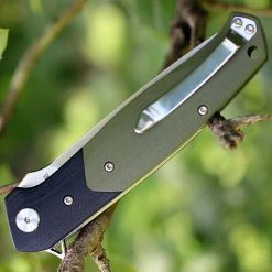 Bestech G03A Swordfish, 4" D2 Plain Blade, Black & Green G-10 Handle -Boker Shop bg03a.2 48271.1566585968