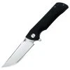 Bestech Paladin BG13A-1, 3.54" D2 Steel Stonewash Plain Blade, Black G-10 Handle