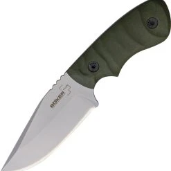 Boker Plus 02BO060 Ridgeback, 3.4" 440C PLAIN Blade, OD Green G-10 Handle