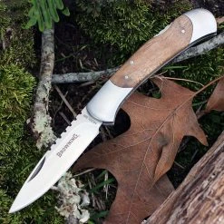 Browning Knives Browning Lockback, 4" Closed, Burl Wood Handles