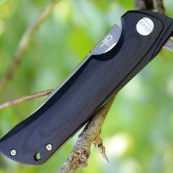 Bestech Paladin BG13A-2, 3.54" D2 Steel Black/Satin Plain Blade, Black G-10 Handle -Boker Shop btbg13a2.2 34553.1566585986