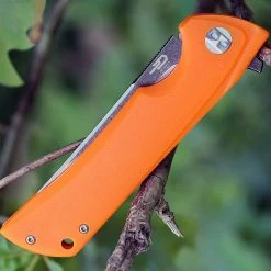 Bestech Paladin BG13C-2, 3.54" D2 Steel Black/Satin Plain Blade, Orange G-10 Handle -Boker Shop btbg13c2.1 07844.1566585995