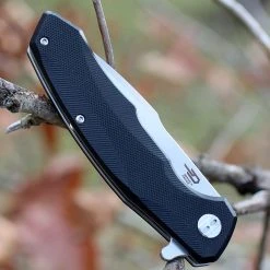 Bestech G04A Warwolf, 3.5" D2 Plain Blade, Black G-10 Handle -Boker Shop btkg04a.3 79528.1566585992