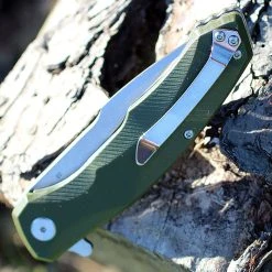 Bestech G04B Warwolf, 3.5" D2 Plain Blade, OD Green G-10 Handle -Boker Shop btkg04b.1 81356.1566585971