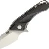 Bestech T1710A Imp, 1.73" CPM-S35VN Plain Blade, Titanium Handle W/Carbon Fiber Inlay