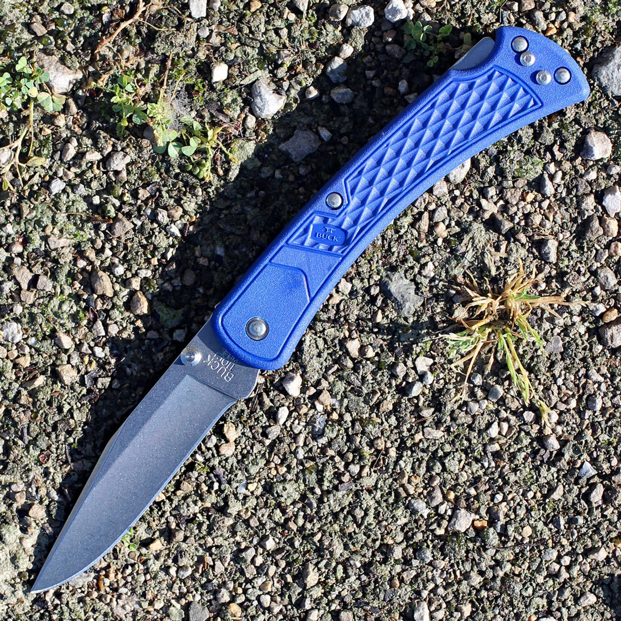 Buck 110 Slim Hunter, 3.75" 420HC Clip Blade, Blue Nylon Handle Buck Knives Buck 110 Slim Hunter, 3.75" 420HC Clip Blade, Blue Nylon Handle -Boker Shop bu110bls2.4 40582.1566586262