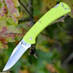 Buck Knives Buck 112 Slim Ranger Select Lock Back, 2.88" 420HC Plain Blade, Green Handle