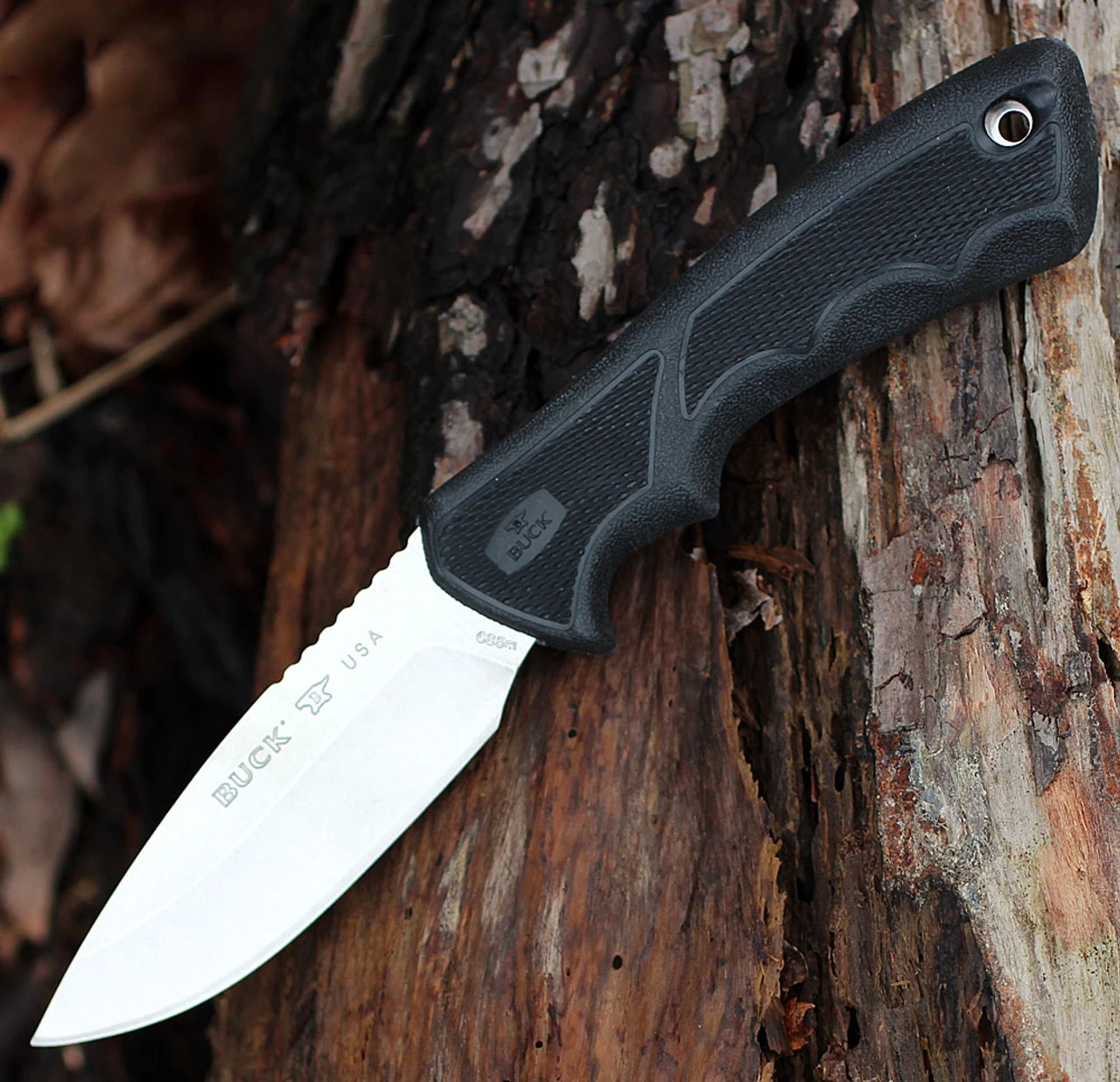 Buck Knives Buck 685BKS BuckLite Max II, 4" 420HC Plain Blade, Black Rubber Handle 1 Buck Knives Buck 685BKS BuckLite Max II, 4" 420HC Plain Blade, Black Rubber Handle