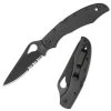 Byrd Knives Byrd Cara Cara 2 Black Blade BY03BKPS2, 3.75" 8Cr13MoV Combo Edge