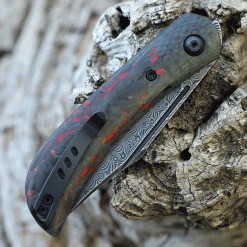 CIVIVI Knives CIVIVI Appalachian Drifter II-Red/Blk CF (2.96" Damascus) C19010C-DS2 3 CIVIVI Knives CIVIVI Appalachian Drifter II-Red/Blk CF (2.96" Damascus) C19010C-DS2 -Boker Shop c19010c ds2.2 79822.1673628467