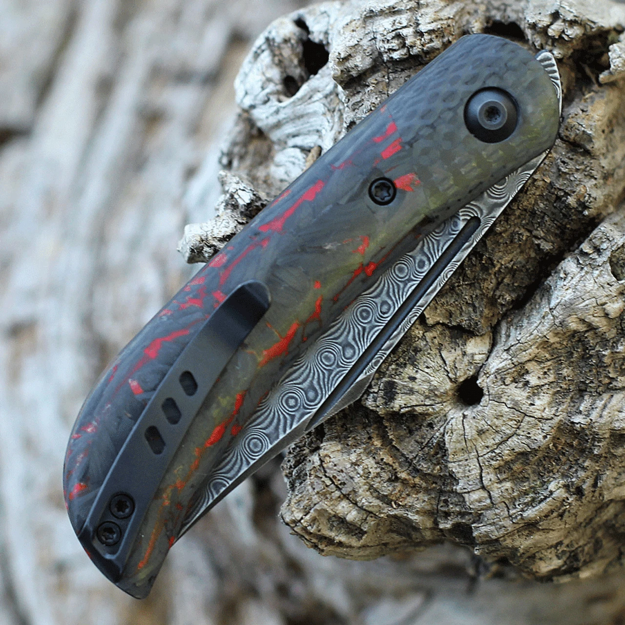 CIVIVI Appalachian Drifter II-Red/Blk CF (2.96" Damascus) C19010C-DS2 CIVIVI Knives CIVIVI Appalachian Drifter II-Red/Blk CF (2.96" Damascus) C19010C-DS2 -Boker Shop c19010c ds2.2 79822.1673628467