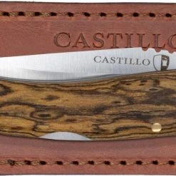 Castillo Knives Navaja Lockback Folding, C1BOW, 3" Satin Sandvik 14C28N Blade, Cocote Wood Handle -Boker Shop c1bow 3 25995.1611160783