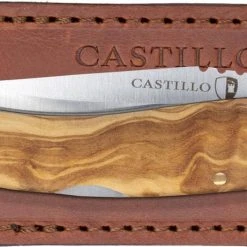 Castillo Knives Navaja Lockback Folding, C1OLW, 3" Satin Sandvik 14C28N Blade, Olivewood Handle -Boker Shop c1olw 3 46702.1611161180