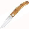 Castillo Knives Navaja Lockback Folding, C1OLW, 3" Satin Sandvik 14C28N Blade, Olivewood Handle