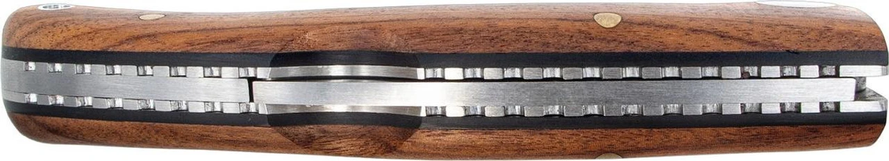 Castillo Knives Navaja Lockback Folding, C1PAF, 3" Satin Sandvik 14C28N Blade, Pau Ferro Wood Handle 3 Castillo Knives Navaja Lockback Folding, C1PAF, 3" Satin Sandvik 14C28N Blade, Pau Ferro Wood Handle - Image 3