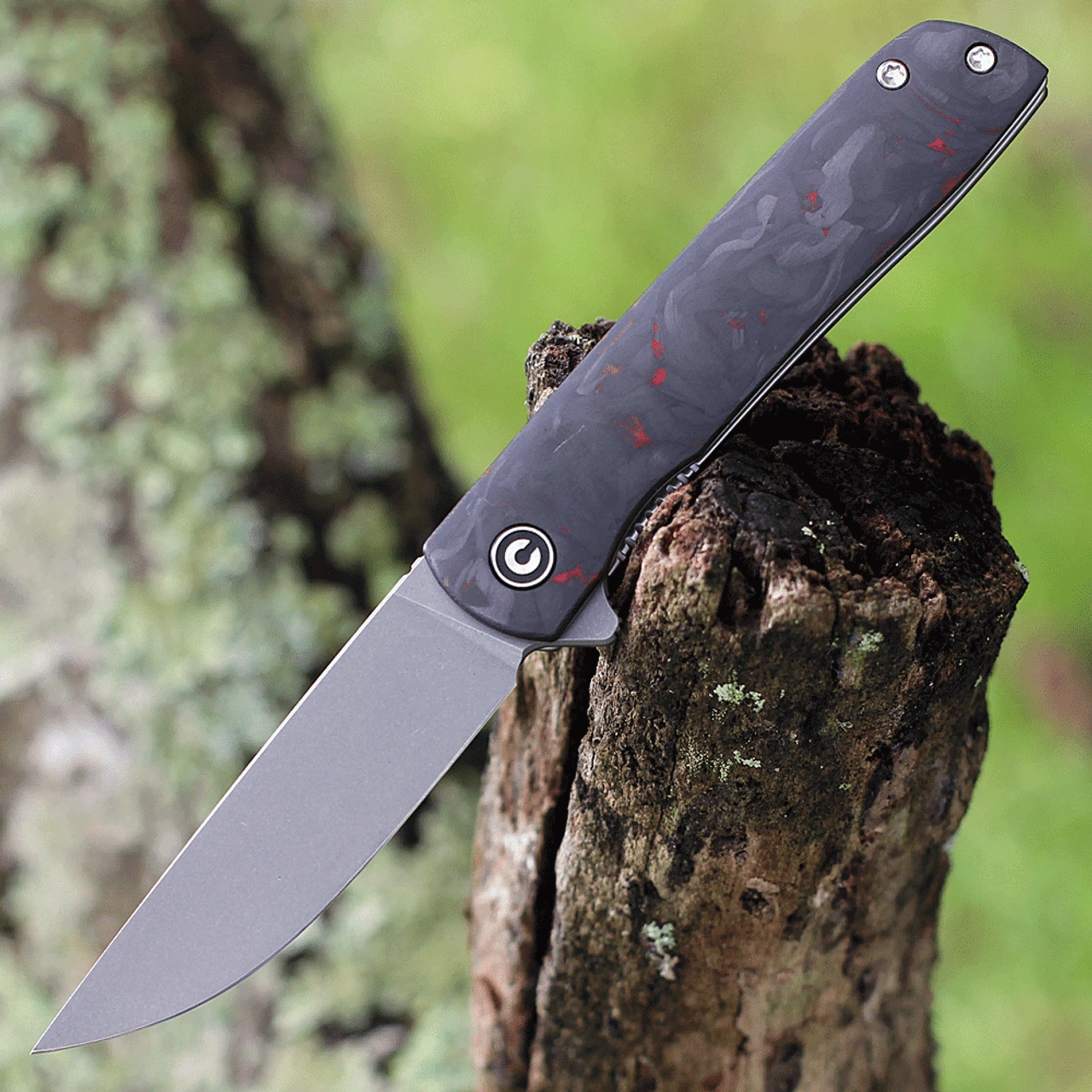CIVIVI Knives CIVIVI Bo-Red/Blk CF (2.92" SW Nitro-V) C20009B-B 1 CIVIVI Knives CIVIVI Bo-Red/Blk CF (2.92" SW Nitro-V) C20009B-B