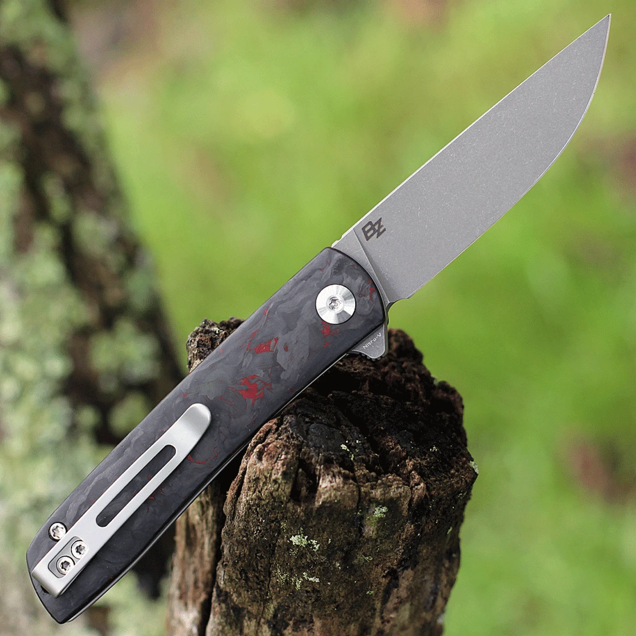 CIVIVI Knives CIVIVI Bo-Red/Blk CF (2.92" SW Nitro-V) C20009B-B 2 CIVIVI Knives CIVIVI Bo-Red/Blk CF (2.92" SW Nitro-V) C20009B-B - Image 2