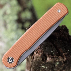 CIVIVI Knives CIVIVI Stylum-Brown Micarta (2.96" SW 10Cr15CoMoV) C20010B-A -Boker Shop c20010ba.3 36889.1673974682