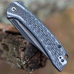 CIVIVI Knives CIVIVI Dogma-White G10 W/ CF (3.46" Damascus) C2014DS-1 -Boker Shop c2014ds1.3 65389.1674165958
