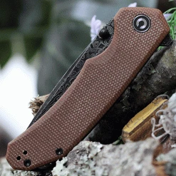 CIVIVI Knives CIVIVI Brazen-Brown Micarta (3.46" Damascus) C2102DS-1 -Boker Shop c2102DS1.3 92467.1667589939