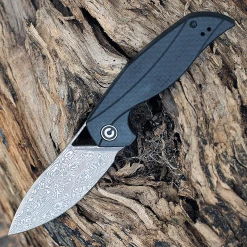 CIVIVI Knives CIVIVI Anthropos-Blk G10 W/ CF (3.25" Damascus) C903DS