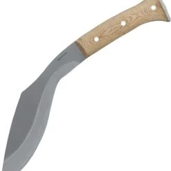 Condor Tool & Knife CTK1811-10, 10" Carbon Steel Kukri Fixed Blade, Desert Tan Micarta Handle, Kydex Sheath