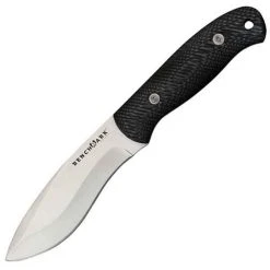 BenchMark BMK011 Fixed Blade, 4.25" SS Plain Blade, Black Micarta Handle, Nylon Sheath