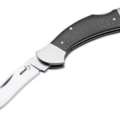 Boker Plus Phaser, Classic Pocket Knife, 3" 440C Blade, Carbon Fiber Handles