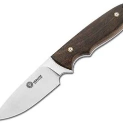 Boker Pine Creek, 02BA701G, Guayacan Ebony Wood Handle, Stainless Steel Blade With Full Tang