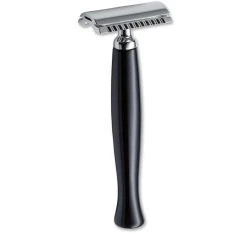 Boker Safety Razor Black Resin Handle