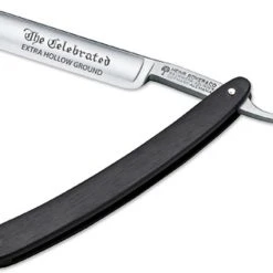 Boker Straight Razor, "The Celebrated" Ebony Handle