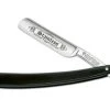 Boker Straight Razor, Stainless Steel Black Handle