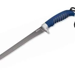 Buck Knives Buck 225BLS Silver Creek, 9" 420J2 Fillet Blade, Blue Rubber Handle
