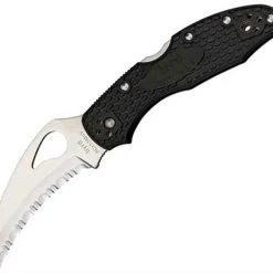 Byrd Knives Byrd Hawkbill Black FRN Handle BY22SBK, 2.875" 8Cr13MoV Serrated Blade