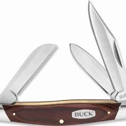 Buck Knives Buck 371BRS Stockman, 2.75" 420J2 Plain Blade, Woodgrain