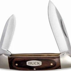 Buck Knives Buck 389BRS Canoe, 2.5" 420J2 Plain Blade, Woodgrain